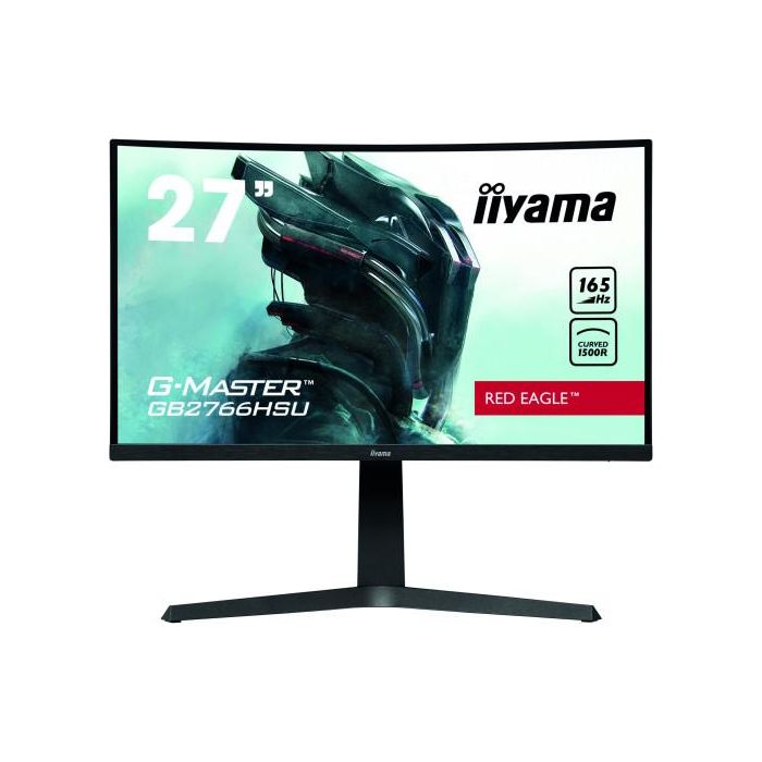 Iiyama GB2766HSU-B1 Monitor Gaming 27" FHD 1ms 165Hz VA Curvo 1500R Negro Altavoces VESA HDMI DisplayPort USB 1 Iiyama GB2766HSU-B1 Monitor Gaming 27" FHD 1ms 165Hz VA Curvo 1500R Negro Altavoces VESA HDMI DisplayPort USB 1