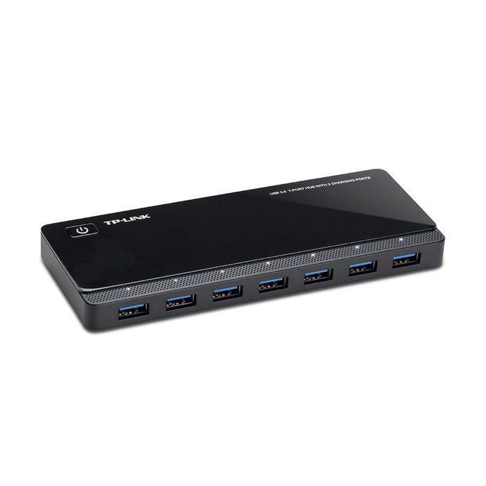 TP-LINK UH720 Hub USB 3.2 Gen 1 con 9 Puertos, 5000 Mbit/s, Negro