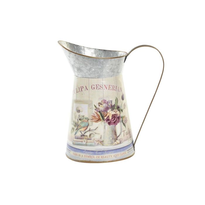 Regadera Shabby DKD Home Decor Rosa 13 x 26 x 23 cm Regadera Shabby DKD Home Decor Rosa 13 x 26 x 23 cm