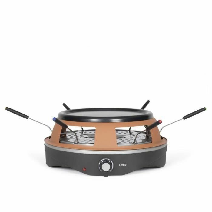 Livoo DOC304 Horno de Pizza 1200W para 6 personas Ø10 cm Antiadherente