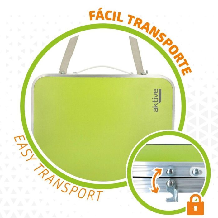 Mesa Plegable Aktive Pistacho 60 x 25 x 40 cm (4 Unidades) 1 Mesa Plegable Aktive Pistacho 60 x 25 x 40 cm (4 Unidades) 1