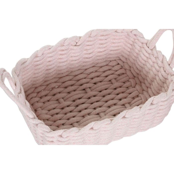 Juego de Cestas Home ESPRIT Beige Gris Rosa Cuerda (3 Piezas) (3 Unidades) 2 Juego de Cestas Home ESPRIT Beige Gris Rosa Cuerda (3 Piezas) (3 Unidades) 2