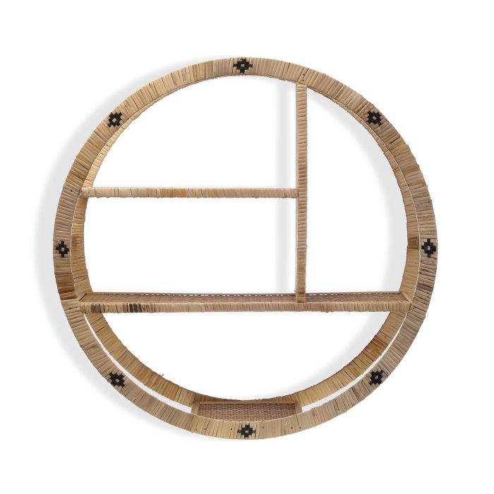 Estanteria Redonda Rattan Versa 16X59CM (2 Unidades) Estanteria Redonda Rattan Versa 16X59CM (2 Unidades)