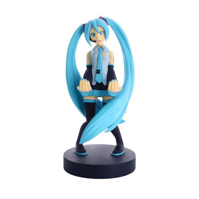 Cable Guy Soporte Figura Hatsune Miku 21cm para Mando y Móvil Compatible PlayStation 5 DualSense, Xbox Series S/X y iPhone