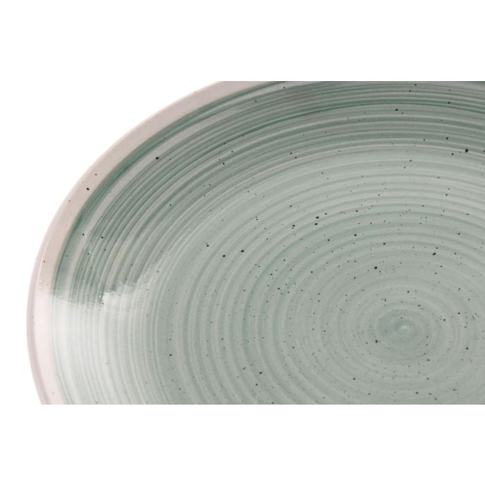 Vajilla Basicos DKD Home Decor Verde Blanco 27 x 3 x 27 cm Set de 18 3 Vajilla Basicos DKD Home Decor Verde Blanco 27 x 3 x 27 cm Set de 18 3