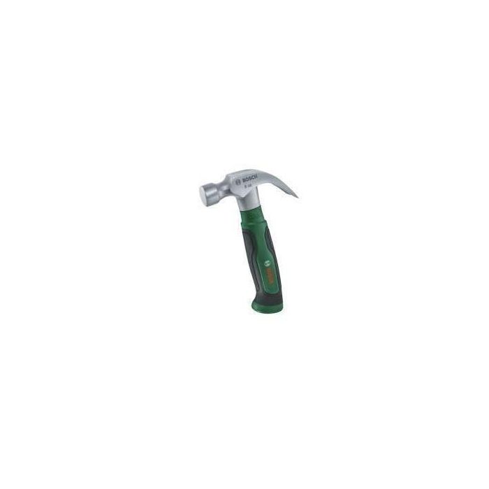 Martillo de garra Bosch de 225 g (acero al carbono duro, extractor de garras en forma de V, mango de agarre suave y baja vibración) Martillo de garra Bosch de 225 g (acero al carbono duro, extractor de garras en forma de V, mango de agarre suave y baja vibración)