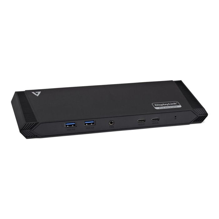 Hub USB V7 DOCKUSBC Negro 65 W Hub USB V7 DOCKUSBC Negro 65 W