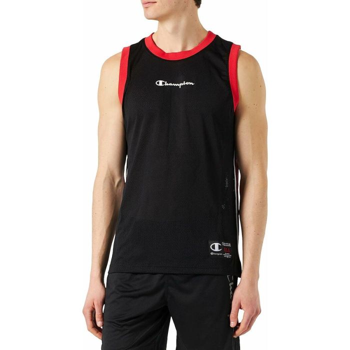 Camiseta para Hombre sin Mangas Champion Tank Top Negro XL 10 Camiseta para Hombre sin Mangas Champion Tank Top Negro XL 10