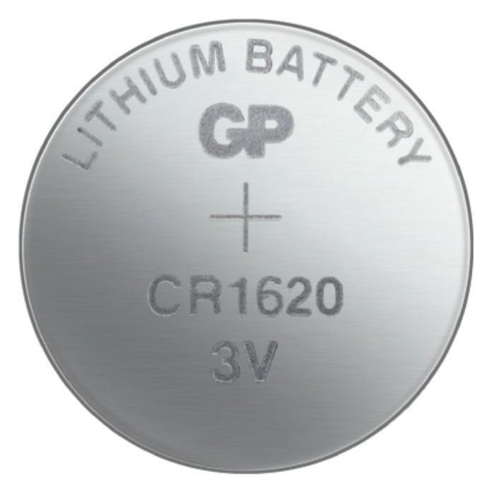 GP Pila Litio CR1620, Batería Botón Lithium 3V, Blíster 5 Unidades 1
