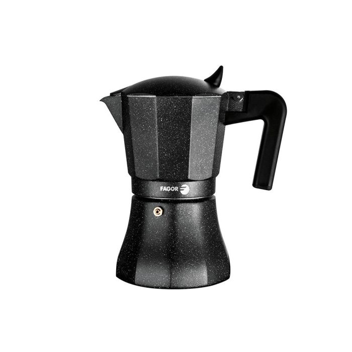 Fagor Cafetera Tiramisú de Aluminio 6 Tazas, para Gas, Vitrocerámica y Eléctrica, Mangos Termoaislantes 0 Fagor Cafetera Tiramisú de Aluminio 6 Tazas, para Gas, Vitrocerámica y Eléctrica, Mangos Termoaislantes 0