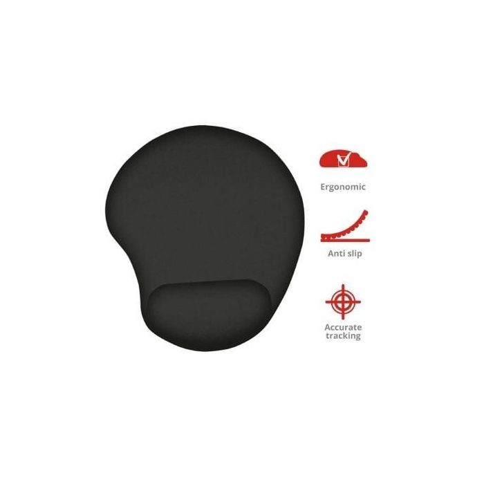 Trust Bigfoot Alfombrilla Ergonómica Antideslizante Para Ratón Relleno Gel Negro 2 Trust Bigfoot Alfombrilla Ergonómica Antideslizante Para Ratón Relleno Gel Negro 2