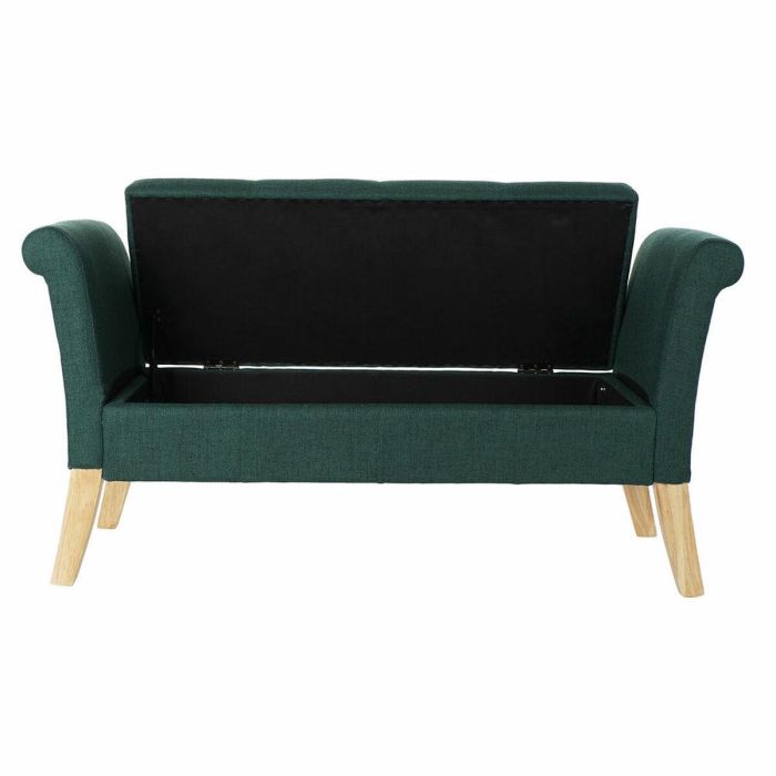 Banqueta DKD Home Decor 8424001795512 Natural Madera Poliéster Verde (130 x 44 x 69 cm) 2 Banqueta DKD Home Decor 8424001795512 Natural Madera Poliéster Verde (130 x 44 x 69 cm) 2