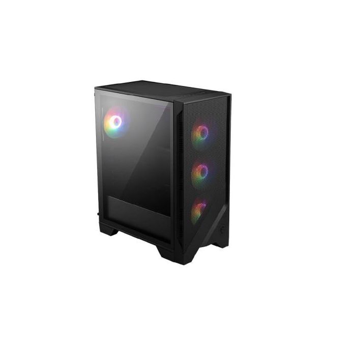 MSI Caja MAG FORGE 121A AIRFLOW Mid-Tower Negra RGB, 2xUSB3.2, ARGB Fans, ATX/M-ATX/ITX, Ventana Lateral, 306-7G23A27-HH9 1