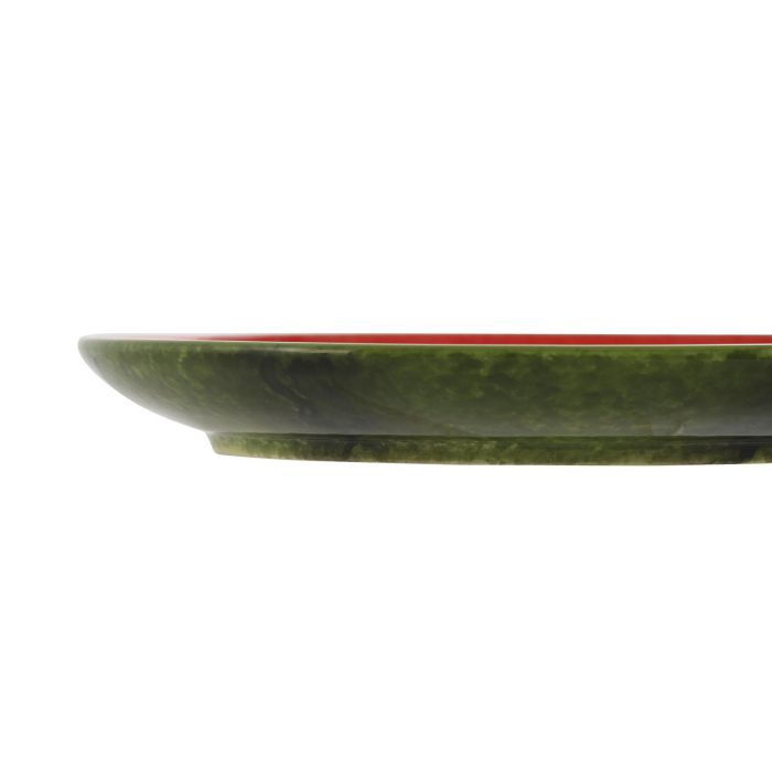 Plato Moderno DKD Home Decor Rojo Verde 22 x 2.5 x 22 cm (4 Unidades) 2 Plato Moderno DKD Home Decor Rojo Verde 22 x 2.5 x 22 cm (4 Unidades) 2
