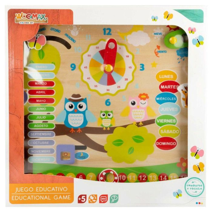 Juego Educativo Woomax Búhos 30 x 3 x 30 cm (6 Unidades) 1