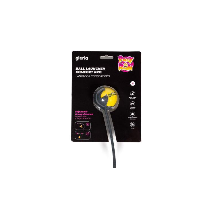 Gloria Play And Run Lanzador de Pelotas Confort Pro S para Perros Activos Gris-Amarillo 46 cm - Herramienta de Ejercicio Interactivo 6 Gloria Play And Run Lanzador de Pelotas Confort Pro S para Perros Activos Gris-Amarillo 46 cm - Herramienta de Ejercicio Interactivo 6
