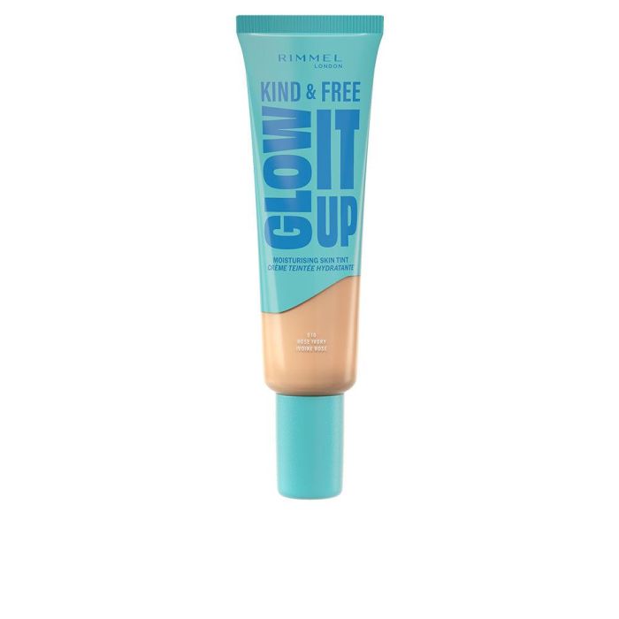 Rimmel London Kind & Free Glow It Up Base Líquida #010-Rose Ivory 30 mL Rimmel London Kind & Free Glow It Up Base Líquida #010-Rose Ivory 30 mL