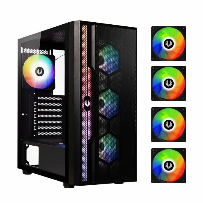 Bitfenix BIT1741675838926 Caja PC Apollo ARGB Semitorre ATX Negra - Sin fuente de alimentación 13