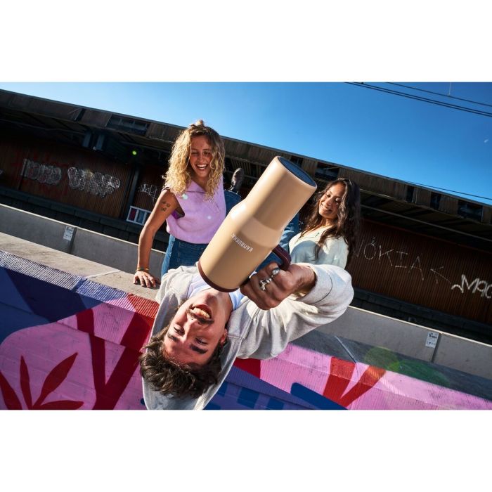 Taza Termo con Tapa Kambukka 11-08001 Naranja Bronce Acero Inoxidable 950 ml