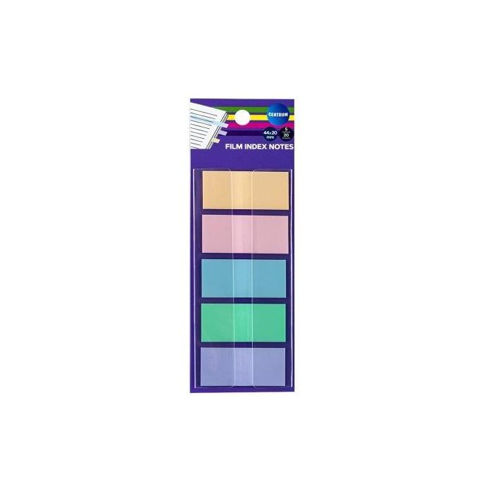 Banderitas Adhesivas Centrum 44X20Mm Pastel Pack De 5 (5X20H)