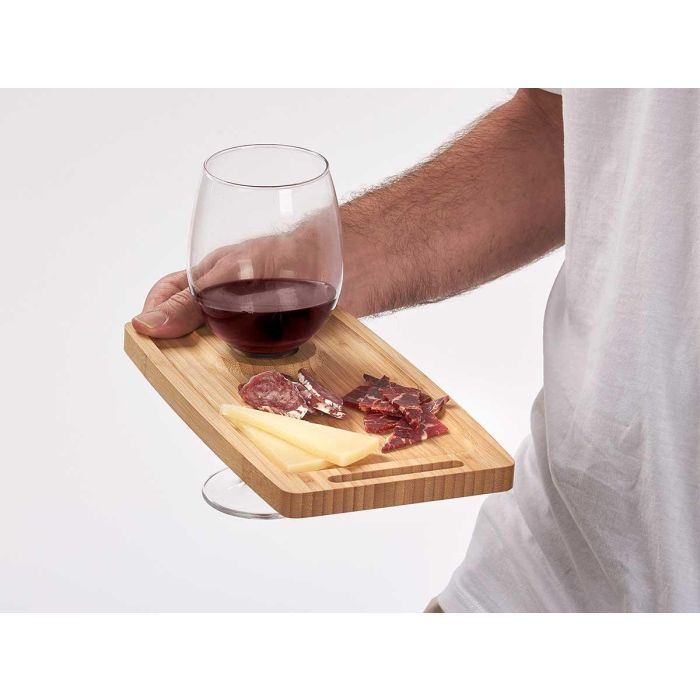 Bandeja Aperitivo Bambu Kinvara 26X1CM (12 Unidades) 4 Bandeja Aperitivo Bambu Kinvara 26X1CM (12 Unidades) 4