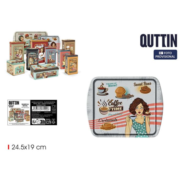 Bote Metálico Quttin CEREALS (18 Unidades) 3 Bote Metálico Quttin CEREALS (18 Unidades) 3