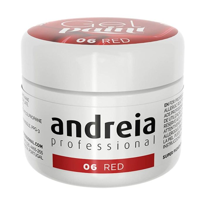 Andreia Gel Paint Rojo 06 4 ml