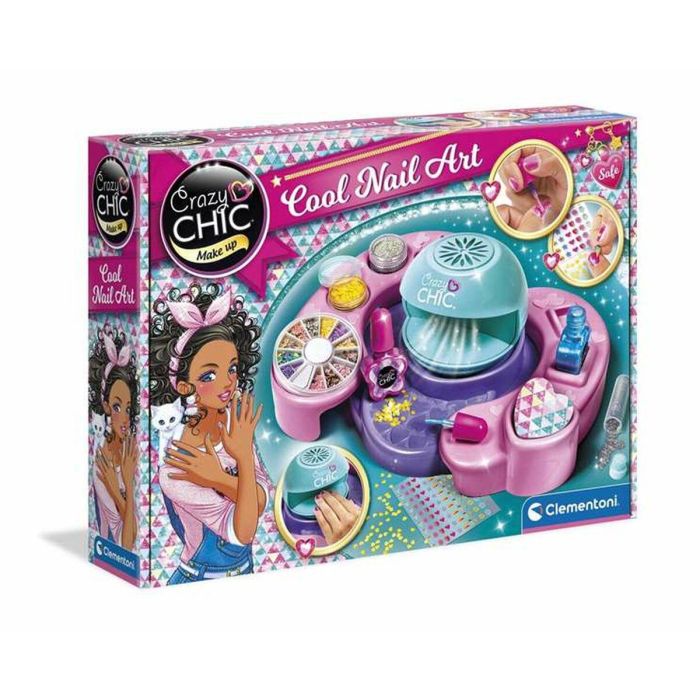 Clementoni Estudio de Uñas Maletín Cool Nail Art con muchos accesorios para niñas a partir de 6 años 38,5x28,5x7,8 cm 10 Clementoni Estudio de Uñas Maletín Cool Nail Art con muchos accesorios para niñas a partir de 6 años 38,5x28,5x7,8 cm 10