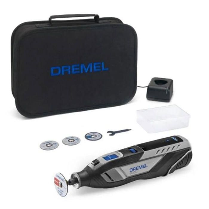Dremel Multiherramienta Inalámbrica 8250 de 12V, 5 Accesorios, 1 Batería 2Ah, 5000-30000 RPM