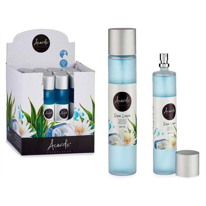 Ambientador Spray Ropa Limpia 100 ml Azul - Acorde (24 Unidades) Ambientador Spray Ropa Limpia 100 ml Azul - Acorde (24 Unidades)