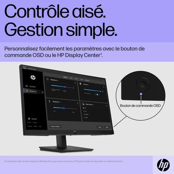 HP Monitor P22h G5 / 21,5" / FHD / VGA-HDMI-DisplayPort / Regulable Altura 11 HP Monitor P22h G5 / 21,5" / FHD / VGA-HDMI-DisplayPort / Regulable Altura 11