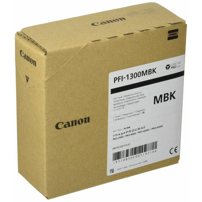 Canon iPF PRO2000/4000/4000S/6000S Cartucho Negro Mate PFI-1300 1