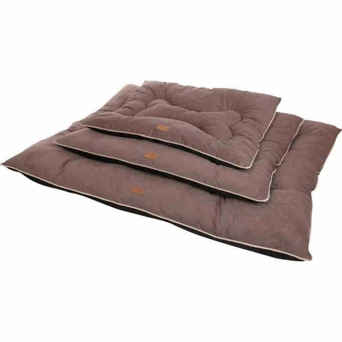 Kerbl KER4018653387689 Colchón de suelo Benno de tela para mascotas, Talla L (100 x 75 cm), Marrón 4