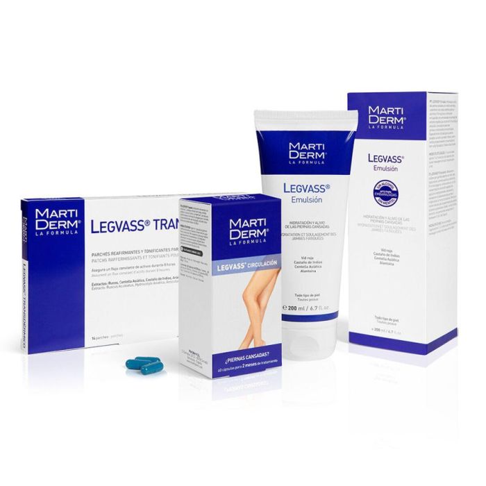 Martiderm LEGVASS cápsulas 60 u - Complemento nutricional para salud vascular, colágeno, cansancio y fatiga 1