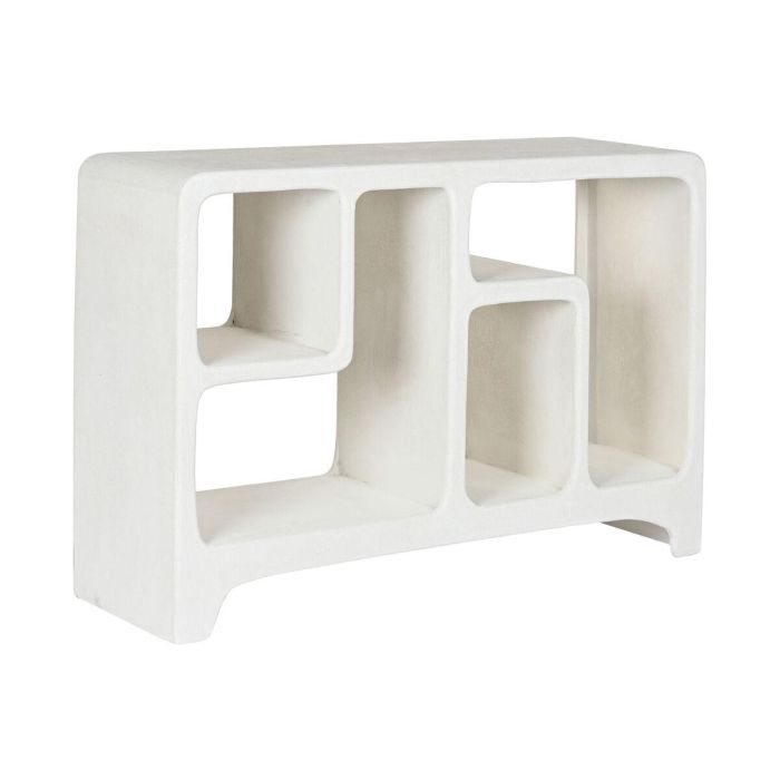 DKD Home Decor Consola Boho Scandi Resina/MDF Blanco 120x35x80 cm – Colección Feel and Touch 4