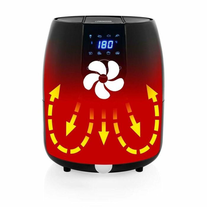 Freidora de Aire Princess 01.182025.01.001 Negro 4,5 L 1500 W 3 Freidora de Aire Princess 01.182025.01.001 Negro 4,5 L 1500 W 3