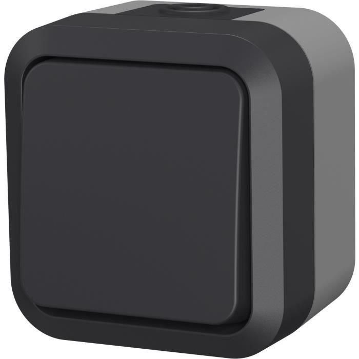 QUARX AUC1708084337747 Interruptor de dos vías Aqua Pro, IP55, conexión rápida, conforme a NF 2