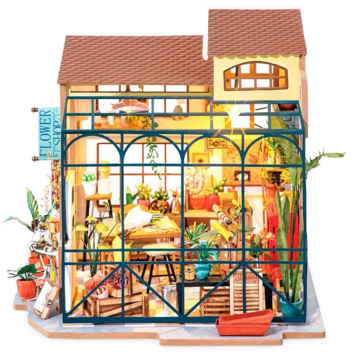 Maqueta Casa Miniatura Emily s Flower Shop 258pzs 2