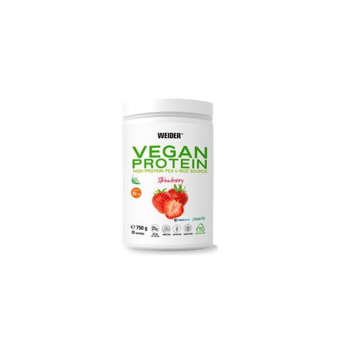 Weider Vegan Protein Fresa 750Gr. Weider Vegan Protein Fresa 750Gr.