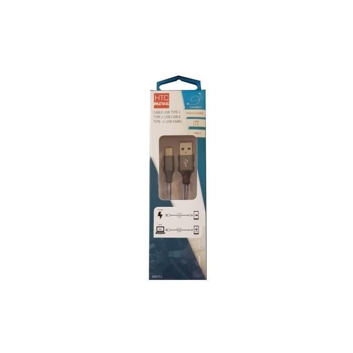 M500 Cable de carga y datos con adaptador USB tipo C 2.4 A - Conectores de aluminio, cable trenzado reforzado 1.5 m 1 M500 Cable de carga y datos con adaptador USB tipo C 2.4 A - Conectores de aluminio, cable trenzado reforzado 1.5 m 1