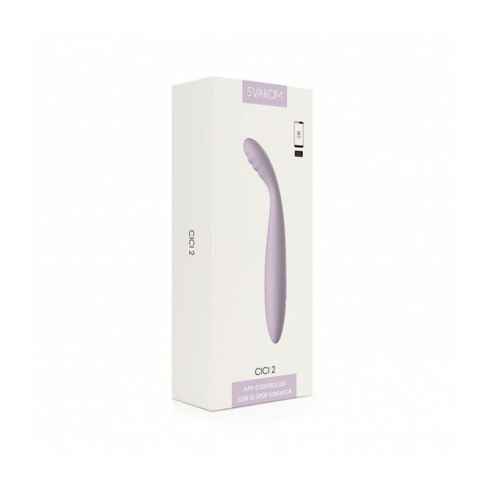 Vibrador Punto G Svakom Lila 17 Vibrador Punto G Svakom Lila 17