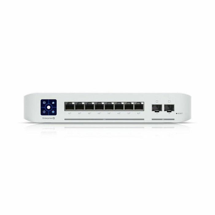 Ubiquiti USW Enterprise 8 PoE Switch Gestionable L3 PoE+ 8 puertos 2.5GbE RJ-45 2 puertos 10G SFP+ 80 Gbps UniFi Network
