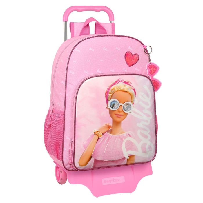 Mochila Escolar con Ruedas Barbie Girl Rosa 33 x 42 x 14 cm Mochila Escolar con Ruedas Barbie Girl Rosa 33 x 42 x 14 cm