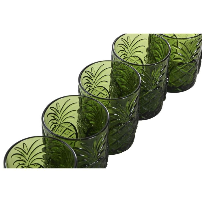 Vaso Tropical DKD Home Decor Verde 8.5 x 10.5 x 8.5 cm Set de 6 1 Vaso Tropical DKD Home Decor Verde 8.5 x 10.5 x 8.5 cm Set de 6 1