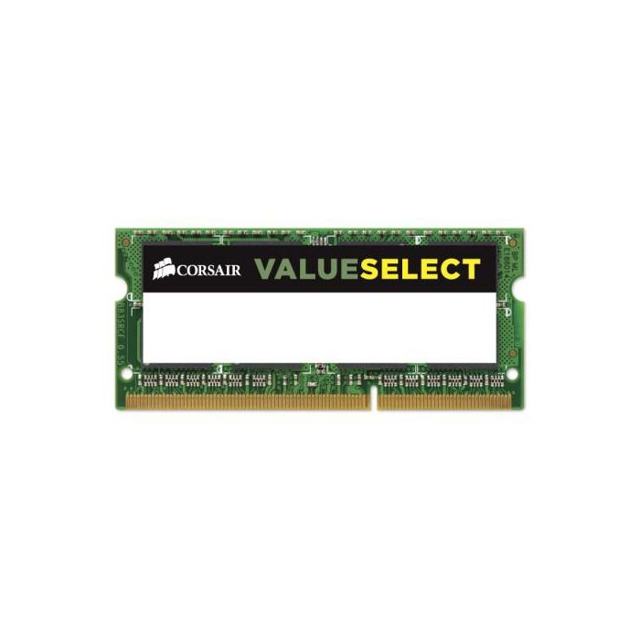 Corsair CMSO8GX3M1C1600C11 Módulo de memoria DDR3 8 GB 1600 MHz SO-DIMM para portátil Corsair CMSO8GX3M1C1600C11 Módulo de memoria DDR3 8 GB 1600 MHz SO-DIMM para portátil