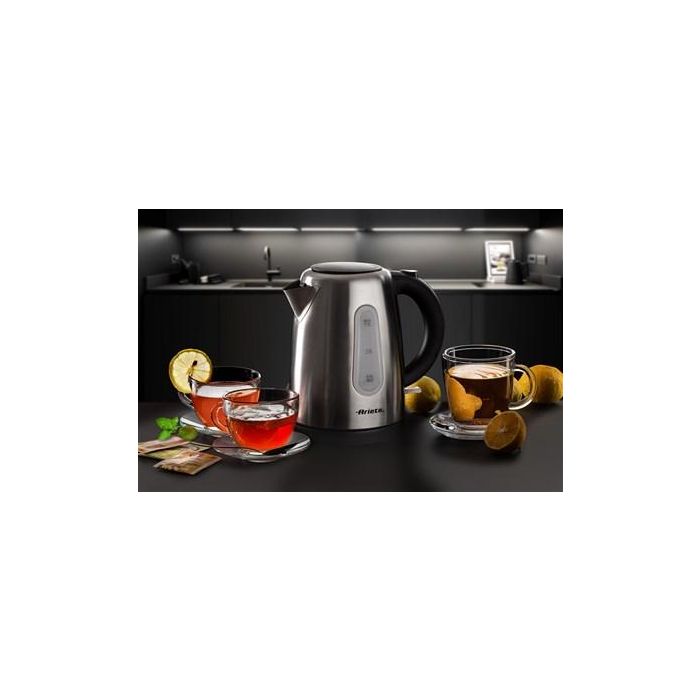 Ariete 2847 Hervidor de Acero Inoxidable 1.7L con Apagado Automático y Visor de Nivel de Agua 7