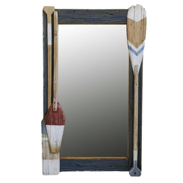 DKD Home Decor Espejo Azul Natural Estilo Antique Madera Reciclada y Cristal 2 Unidades 5 x 92 x 56 cm DKD Home Decor Espejo Azul Natural Estilo Antique Madera Reciclada y Cristal 2 Unidades 5 x 92 x 56 cm