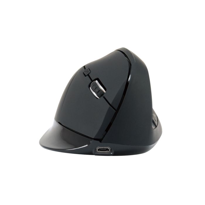 CONCEPTRONIC MOUSE BLUETOOH 5.2 ERGONOMICO 6 BOTONES 1600DPI BATERIA RECARGABLE COLOR NEGRO