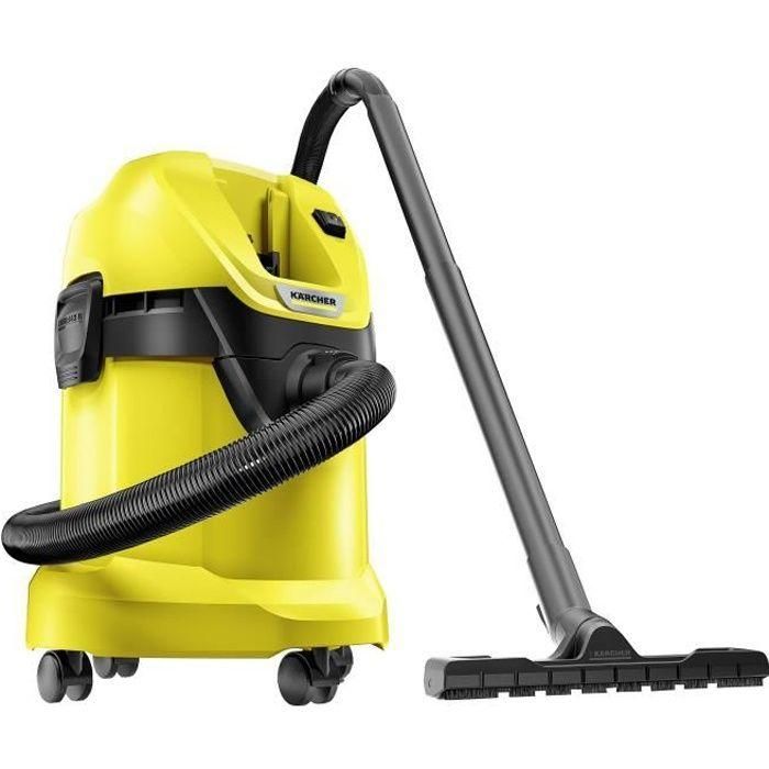 Aspirador de agua y polvo inalámbrico KARCHER WD 3 - Función soplador - Depósito de 17 L - 300 W Aspirador de agua y polvo inalámbrico KARCHER WD 3 - Función soplador - Depósito de 17 L - 300 W