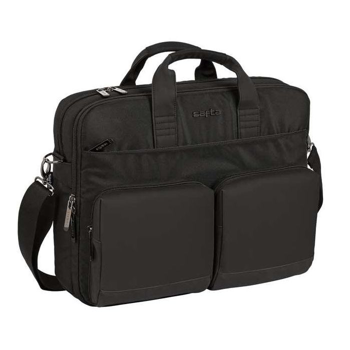 Safta Maletin Portatil 15,6"+Tab 10,6"+Usb Business Negro 41x33x9cm
